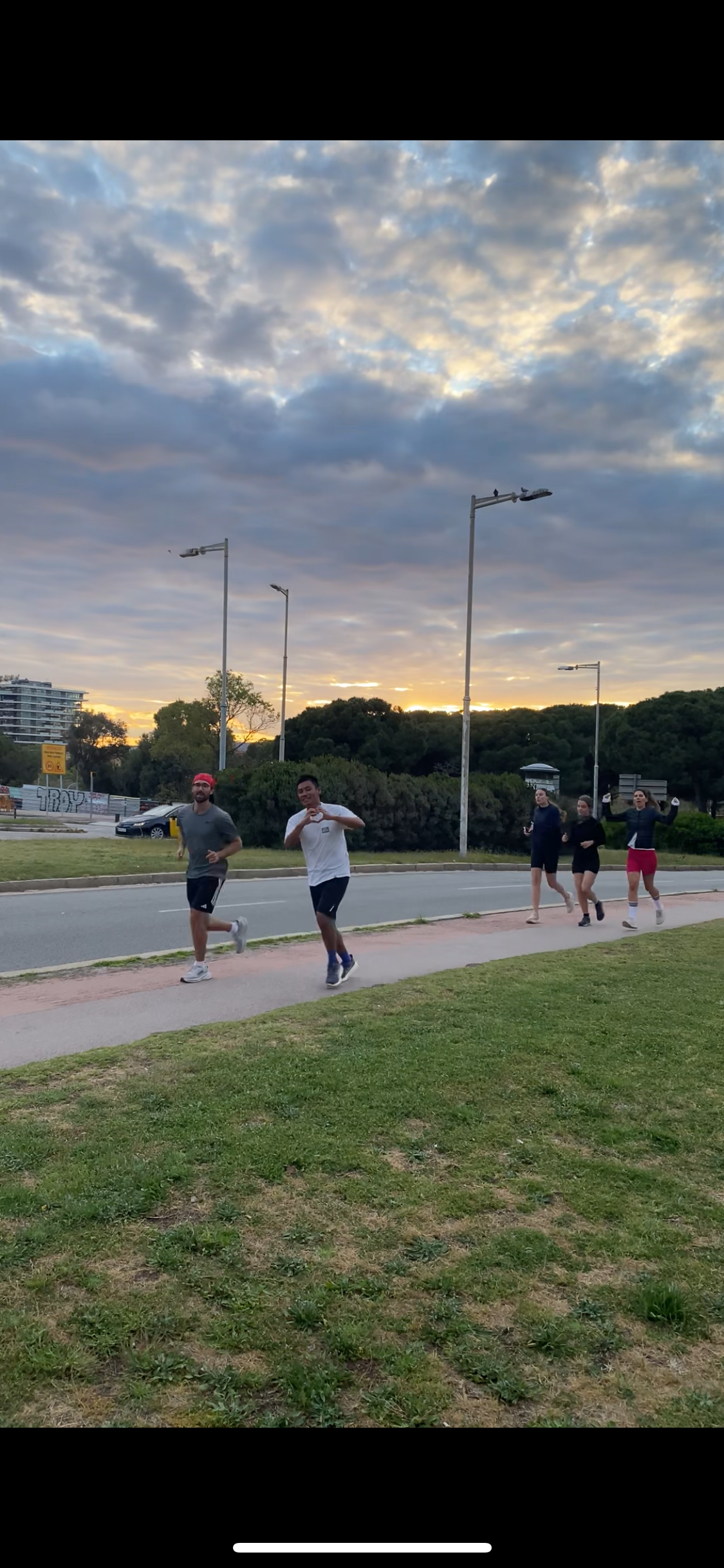 The run